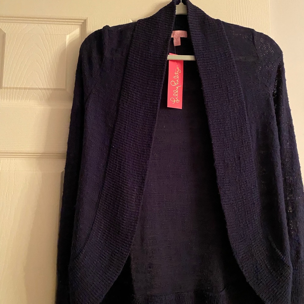 Lilly Pulitzer Almalie Sweater XXS. Navy Color. New!